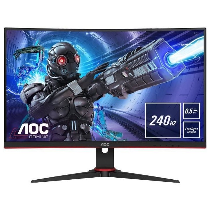 Ecran PC Gamer Incurvé - AOC - C27G2ZE/BK - 27 - Dalle VA - 0,5 ms -