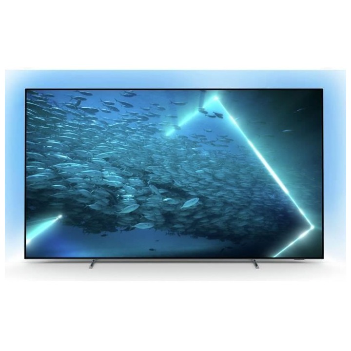 TV OLED - PHILIPS 55OLED707 - 55 (139cm) - 4K UHD - Ambilight 3 côté