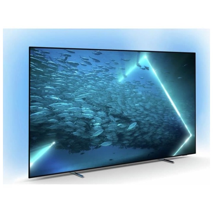 TV OLED - PHILIPS 55OLED707 - 55 (139cm) - 4K UHD - Ambilight 3 côté