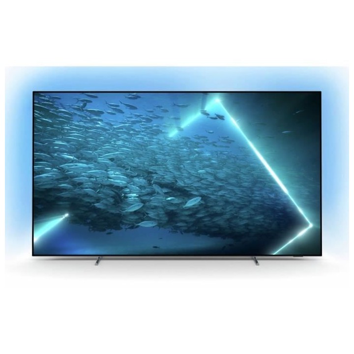 TV OLED - PHILIPS 65OLED707 - 65 (164cm) - 4K UHD - Ambilight 3 côté