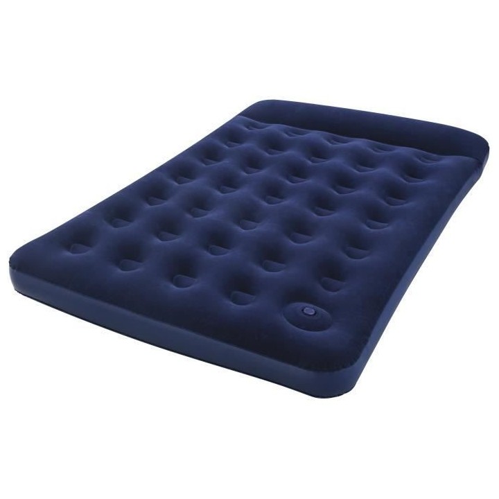 BESTWAY Matelas gonflable floqué Venture Double + Pompe a pied – 2