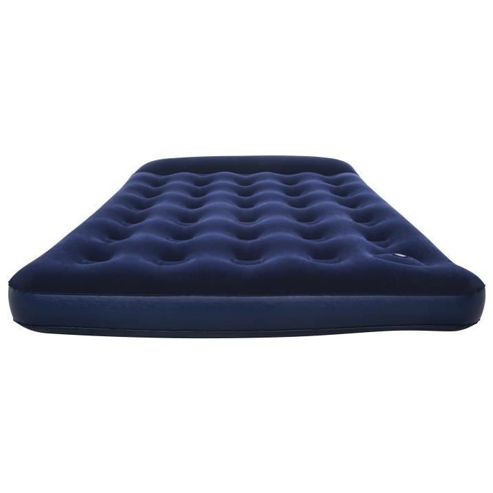 BESTWAY Matelas gonflable floqué Venture Double + Pompe a pied – 2