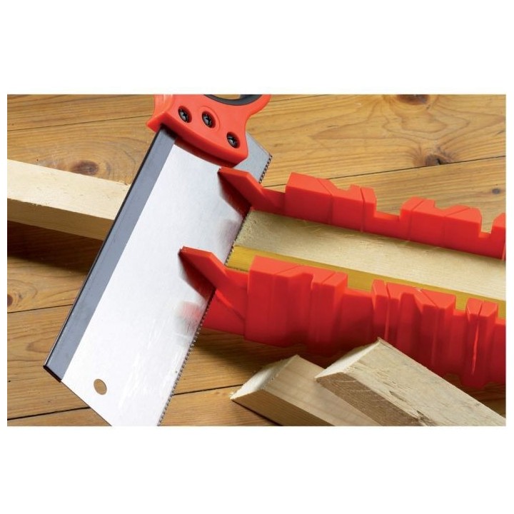 MEISTER Scie a dos + boîte a onglet