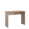 PARISOT - Bureau droit avec 1 tiroir - Décor chene Brooklyn - L 101 x P 50 x H 73.5 cm - KELLY