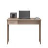 PARISOT - Bureau droit avec 1 tiroir - Décor chene Brooklyn - L 101 x P 50 x H 73.5 cm - KELLY