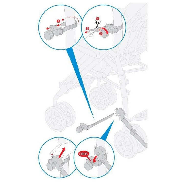 TIGEX Marche pour Poussette EZ STEP