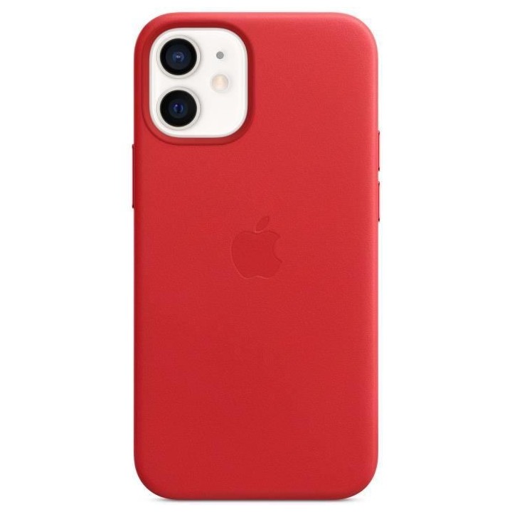 APPLE iPhone 12 mini Coque en cuir avec MagSafe - (PRODUCT)RED