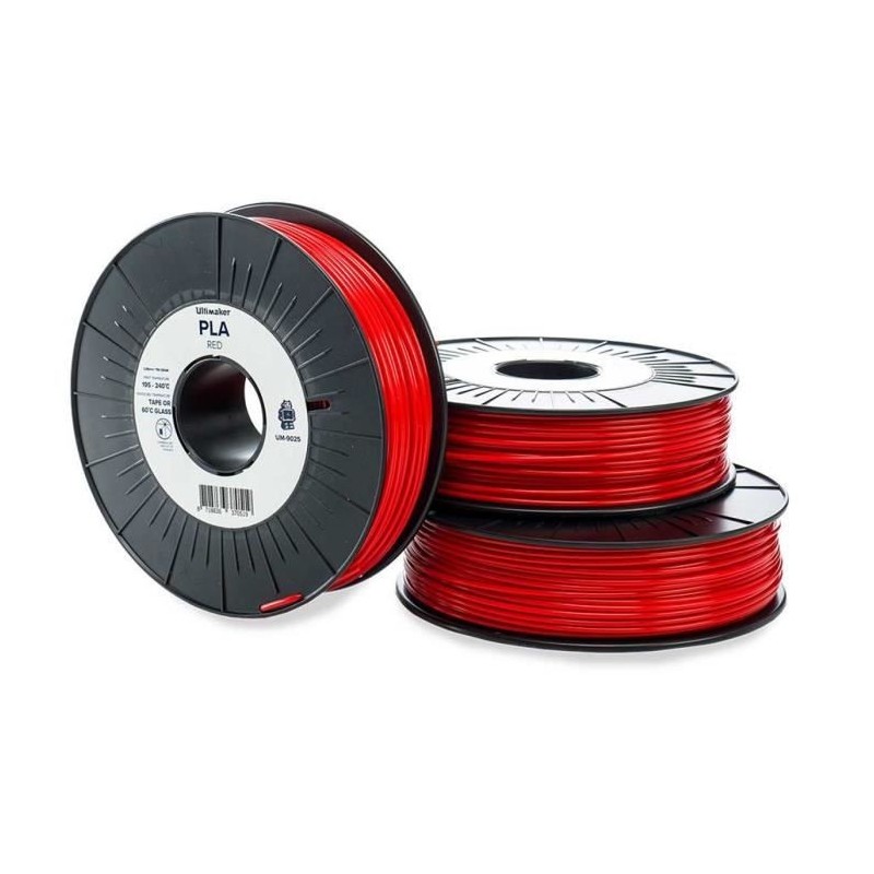 Ultimaker Cartouche de filament PLA - 2.85mm - Rouge - 750 g