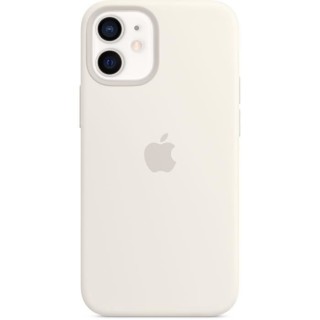 APPLE iPhone 12 mini Coque en Silicone avec MagSafe - Blanc