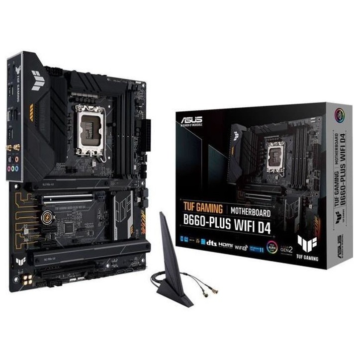 Carte Mere - ASUS - TUF GAMING B660-PLUS WIFI D4 - (90MB1920-M0EAY0)