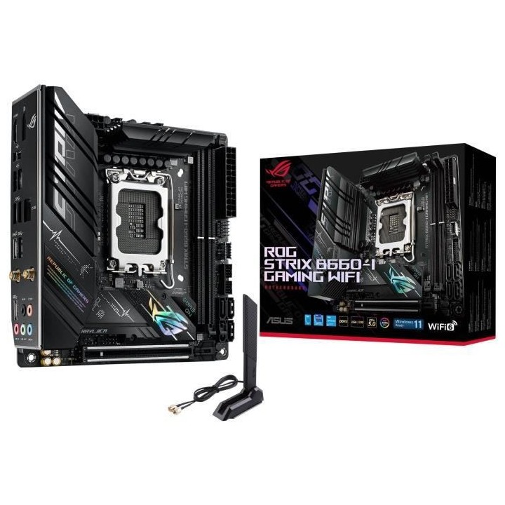 Carte Mere - ASUS - ROG STRIX B660-I GAMING WIFI - (90MB19C0-M0EAY0)
