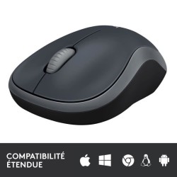 LOGITECH - Souris sans fil optique - M185 Gris