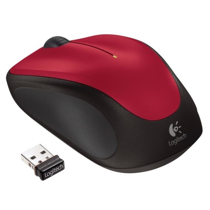 LOGITECH - Souris sans fil optique - M235 Rouge