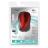 LOGITECH - Souris sans fil optique - M235 Rouge