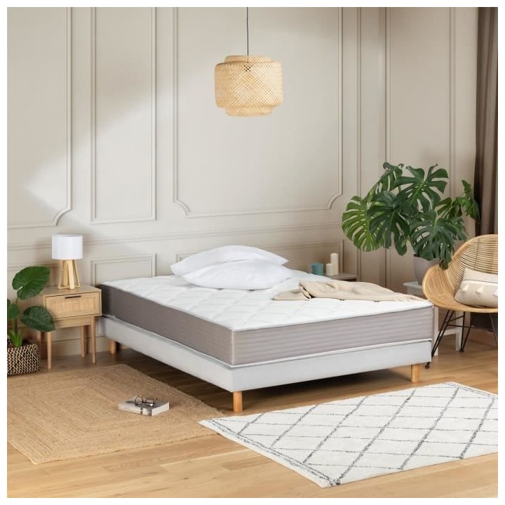 DEKODREAM Matelas Magnifique - 160x200cm - 22 cm - Ressorts ensachés