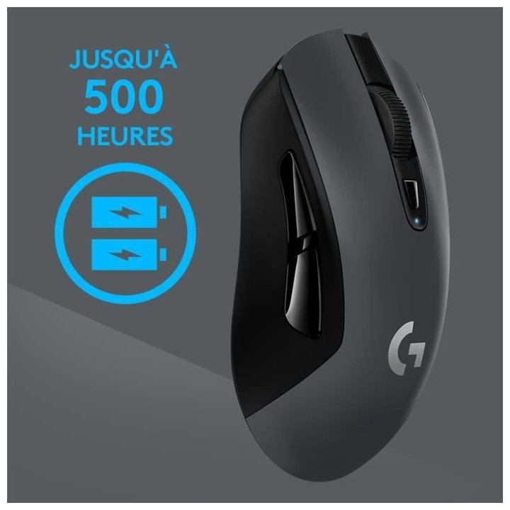 LOGITECH G - Souris gamer sans fil G603 - Noir