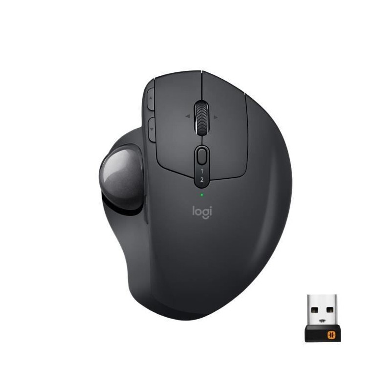 LOGITECH - Souris sans fil MX ERGO - Noir