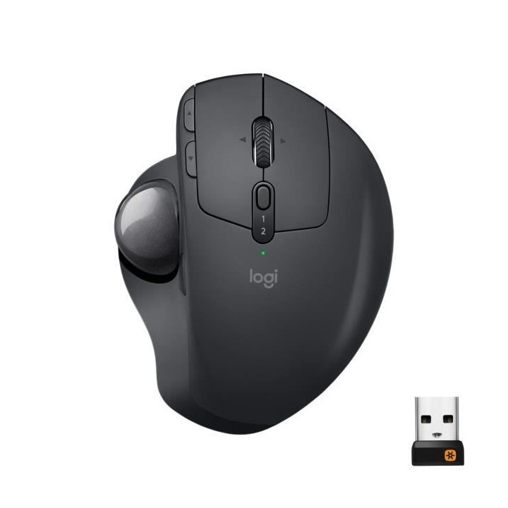 LOGITECH - Souris sans fil MX ERGO - Noir