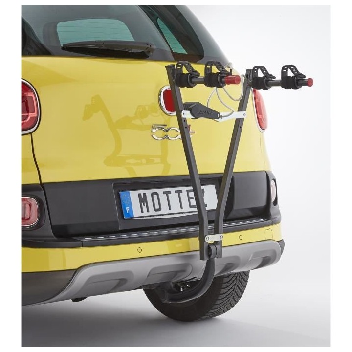 MOTTEZ Porte vélo attelage suspendu 2 vélos avec antivol