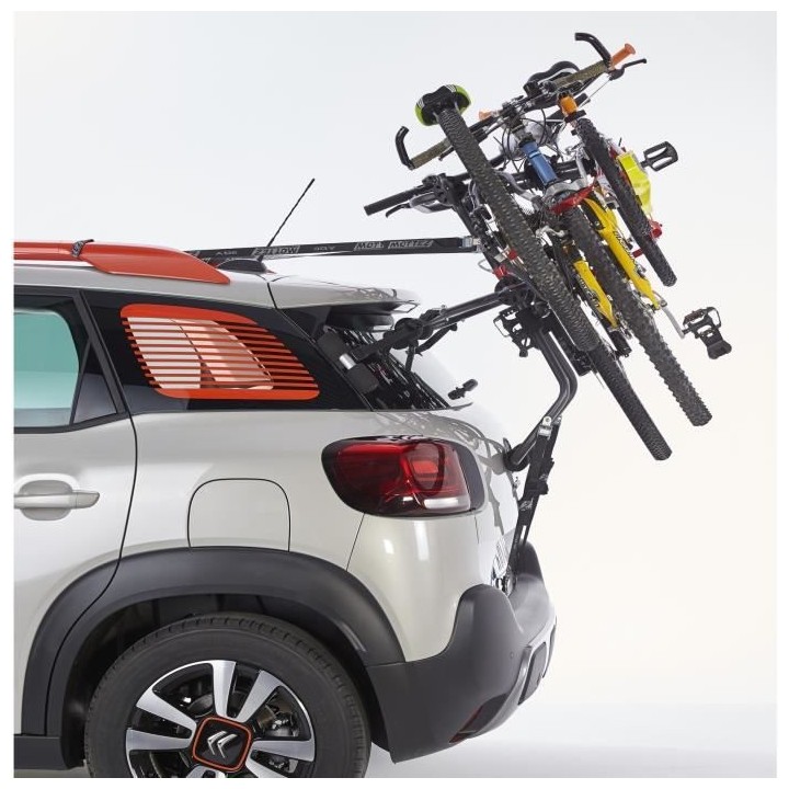 MOTTEZ Porte-vélos sur Hayon a Fixation sur Barres de toit ou barre R
