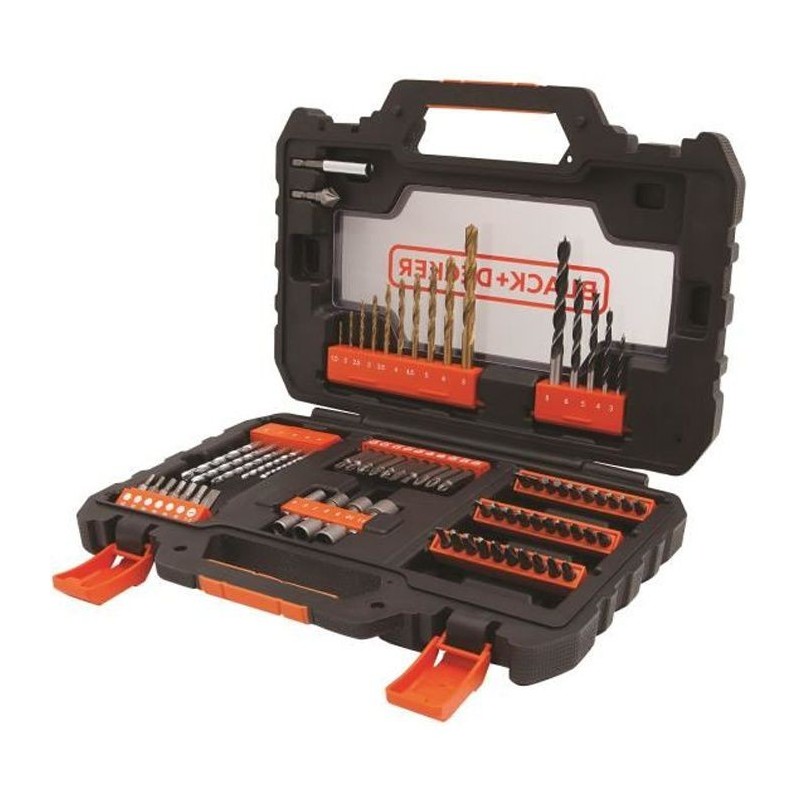 Coffret Vissage Perçage (76 Accessoires) BLACK+DECKER - A7231-XJ