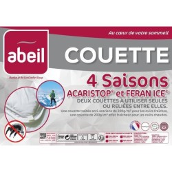 ABEIL Couette 4 Saisons ANTI-ACARIENS 240x260cm