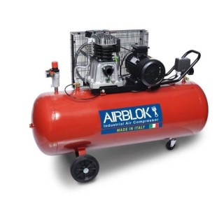 Compresseur d'air bicynlindre horizontal AIRBLOK AX 2003 - 200L - 2200