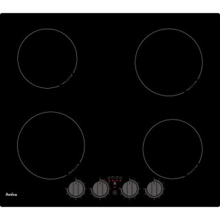 Table de cuisson induction - AMICA - 4 zones - 6 kW - L59 x P52 cm - N
