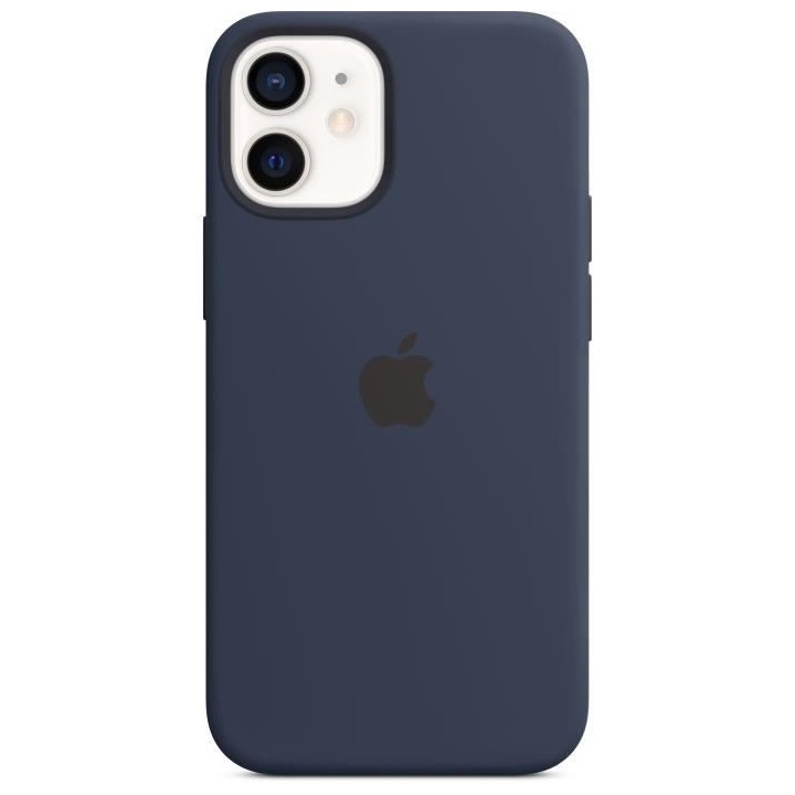 APPLE iPhone 12 mini Coque en Silicone avec MagSafe - Bleu Marine