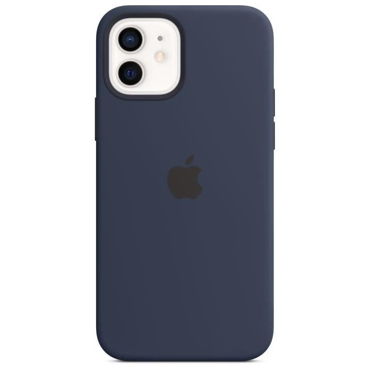 APPLE iPhone 12 | 12 Pro Coque en Silicone avec MagSafe - Bleu Marine