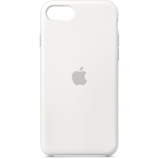 APPLE Coque pour iPhone SE Silicone - Blanc