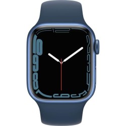 Apple Watch Series 7 GPS + Cellular - 41mm - Boîtier Blue Aluminium - Bracelet Abyss Blue Sport