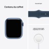 Apple Watch Series 7 GPS + Cellular - 41mm - Boîtier Blue Aluminium - Bracelet Abyss Blue Sport