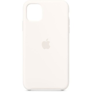 APPLE Coque silicone Blanc pour iPhone 11