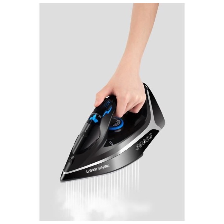ARTHUR MARTIN AMP554 Fer sans fil - 2400W - Réservoir 300ml - Noir
