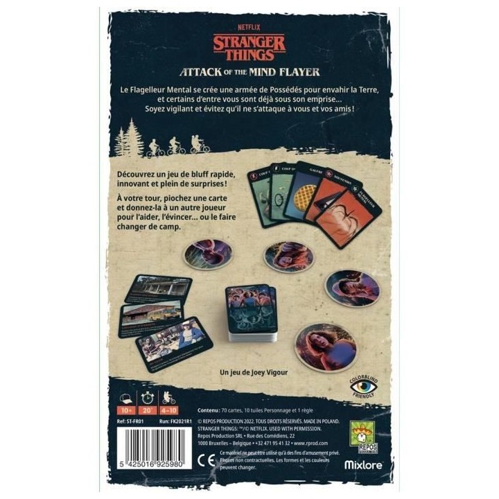 Stranger Things : Mind Flayer - Asmodee - Jeu de société