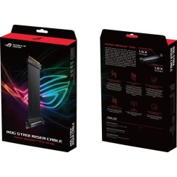 ASUS - RS200 Câble Riser ROG Strix 240 mm PCI-E x 16 avec Adaptateur 90 degrés