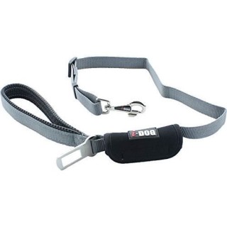 I DOG - Laisse Confort Boucle Sécurité Auto 100 cm (Gris), Sécurit