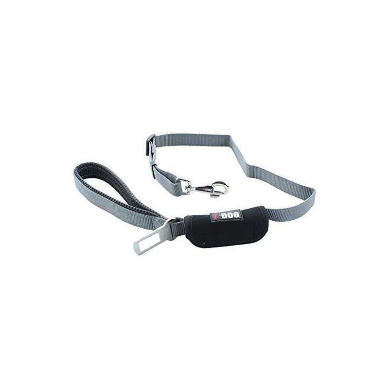 I DOG - Laisse Confort Boucle Sécurité Auto 100 cm (Gris), Sécurité en Voiture pour Chien