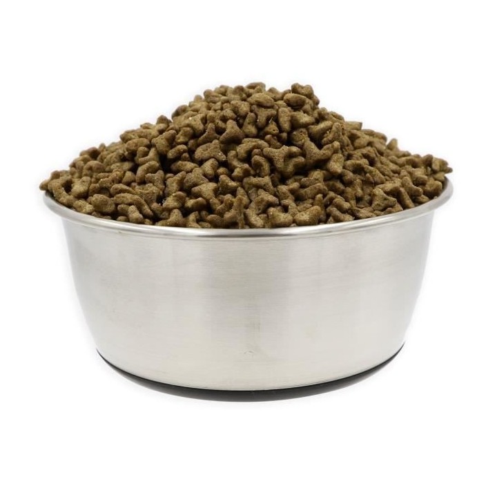 TYROL Bol en inox antidérapant de 21 cm - 1,5 L - Pour chien et chat