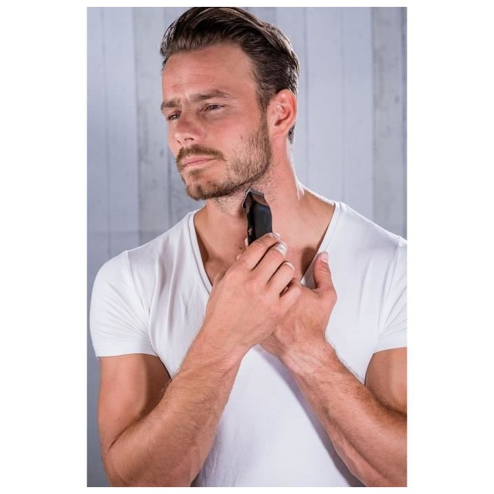 WAHL 09918-1416 - Tondeuse barbe Groomsman Rechageable - Avec ou sans