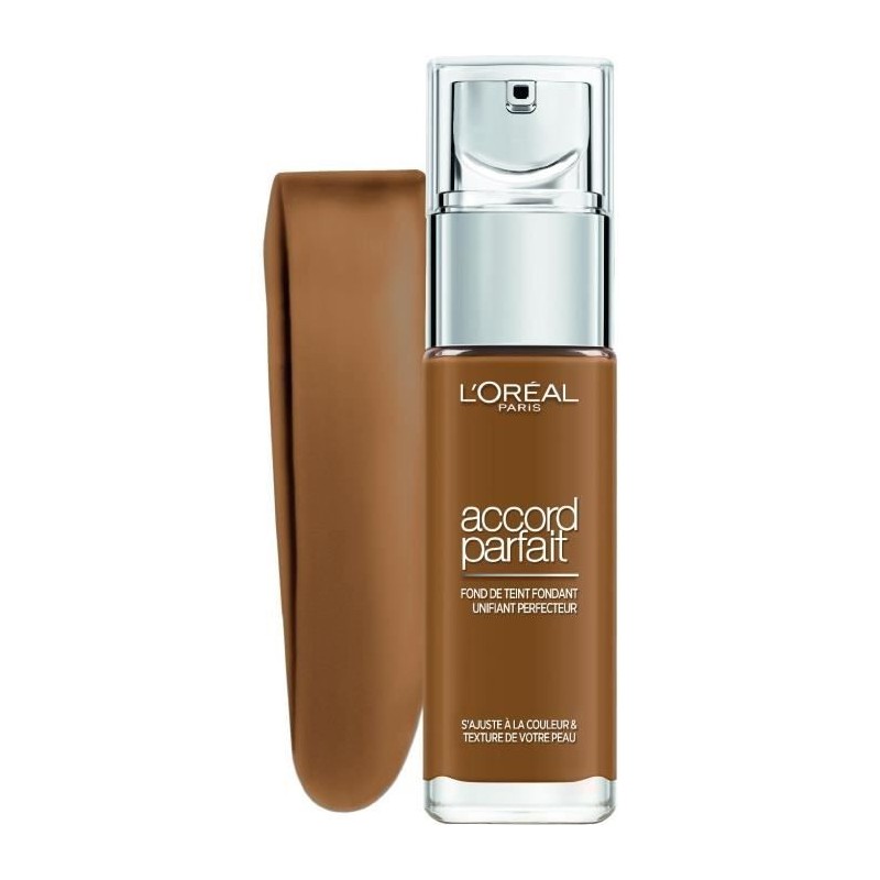 Fond de Teint Fondant Unifiant Perfecteur L'OREAL PARIS - Accord Parfait - 8N Cappuccino - 30 ml