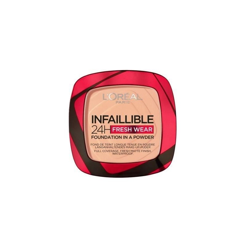 Fond de teint L'OREAL PARIS Infaillible - Longue tenue en poudre - Miel doré