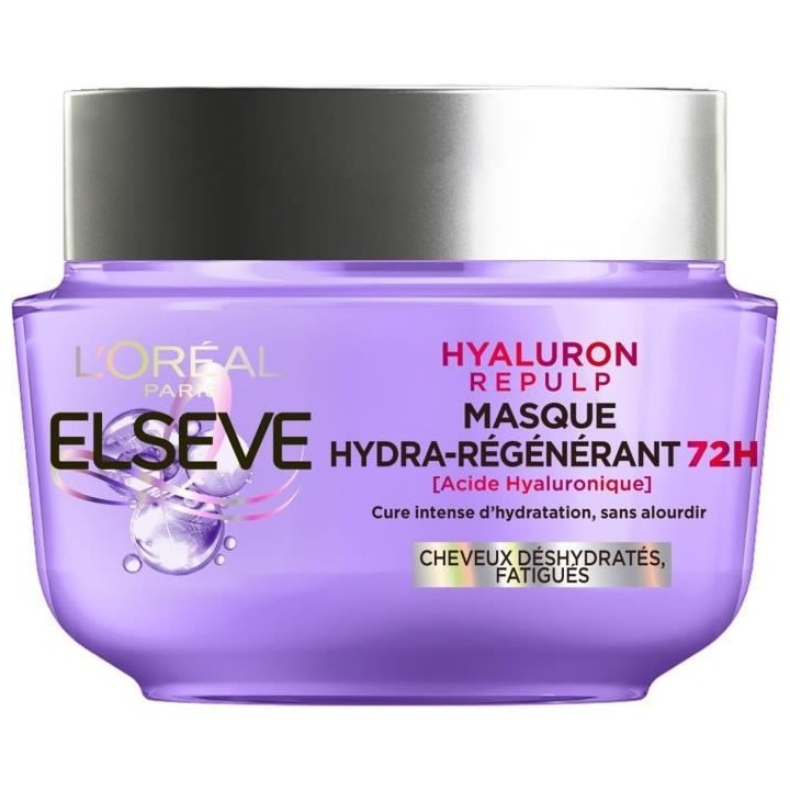 Masque Hydra-Régénérant Elseve L'OREAL PARIS Hyaluron Repulp pour C