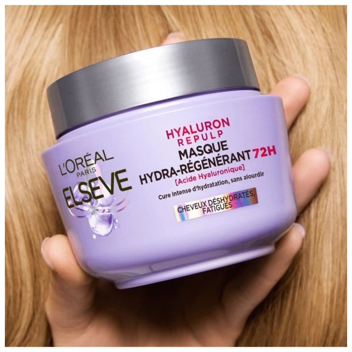 Masque Hydra-Régénérant Elseve L'OREAL PARIS Hyaluron Repulp pour C