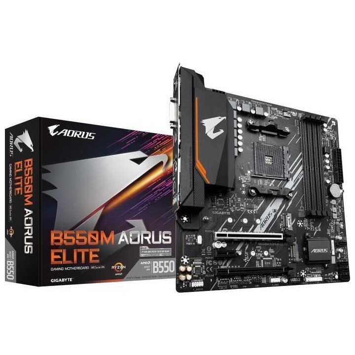 GIGABYTE Carte mere B550M AORUS ELITE