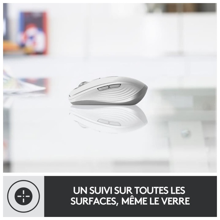 Souris sans fil - Logitech - MX Anywhere 3 - Ergonomique - Bluetooth -