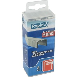 RAPID 5000 agrafes n°53 Rapid Agraf 8mm