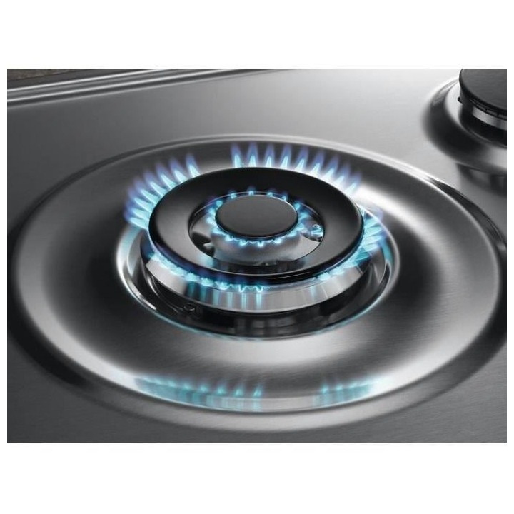 ELECTROLUX KGS7536SX - Table de cuisson gaz encastrable - 5 foyers - L