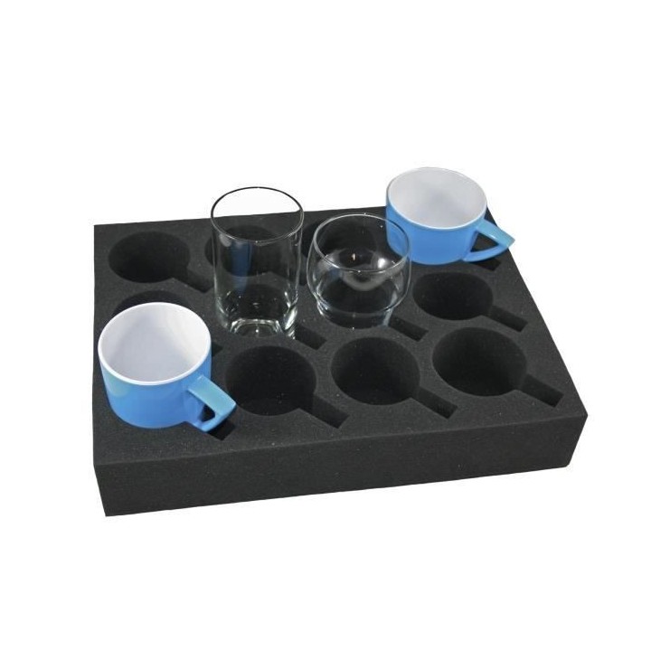 Porte verre en mousse 12 positions